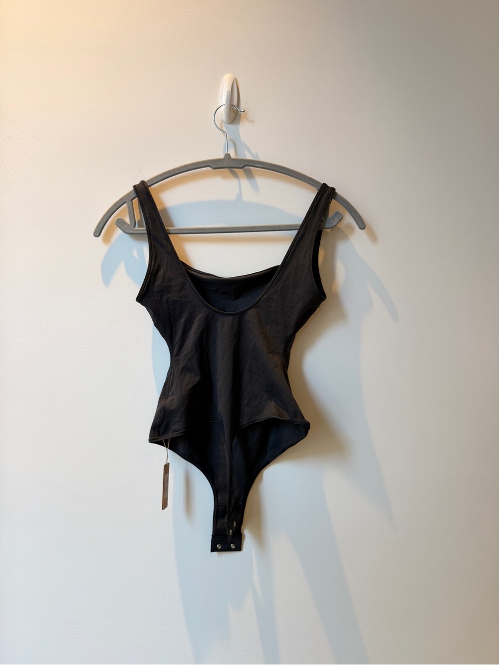 Skims Black Scoop Neck Bodysuit - Picture 3 of 3